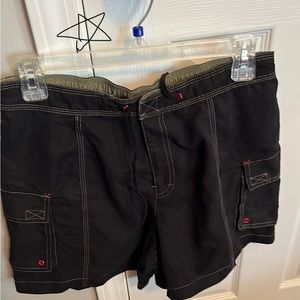 Women's Thin Black Catalina Shorts